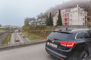 Studen - 19.11.2021 - Velovorrangroute Seeland, Brücke Keltenweg. Photo © Béatrice Devènes